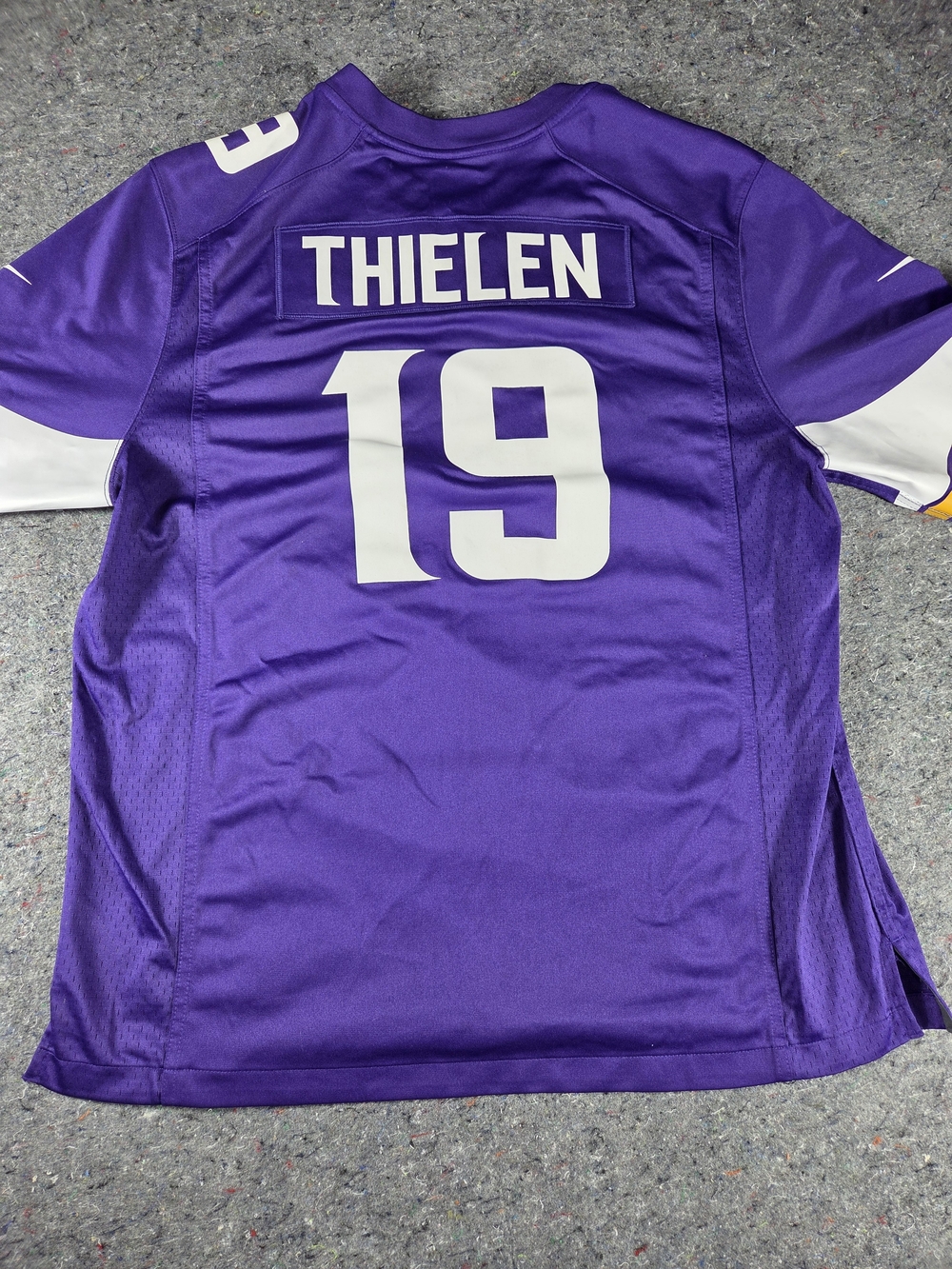 Nike Adam Thielen Minnesota Vikings #19 Jersey Men’s XL Purple NFL